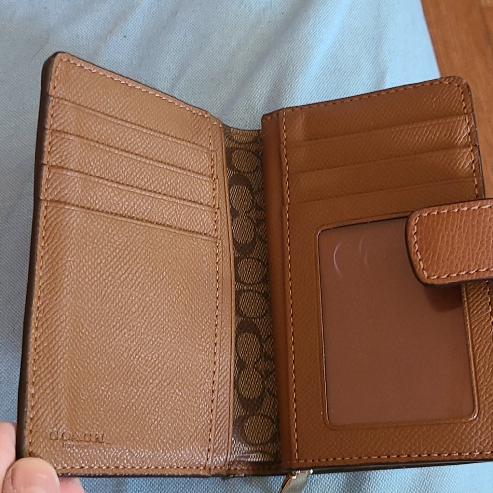 Coach leather wallet